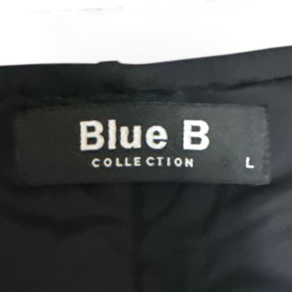Blue B Women’s Black Sequin Pull-on Legging Pant Large - Picture 4 of 6